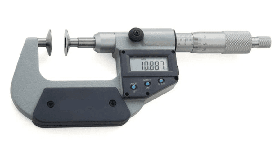 MICROMETRO DIGITAL EXT. 025.050MM TIPO DISCO 0,01MM